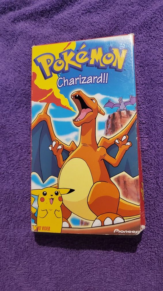 Pokemon Charzard VHS tape collectable