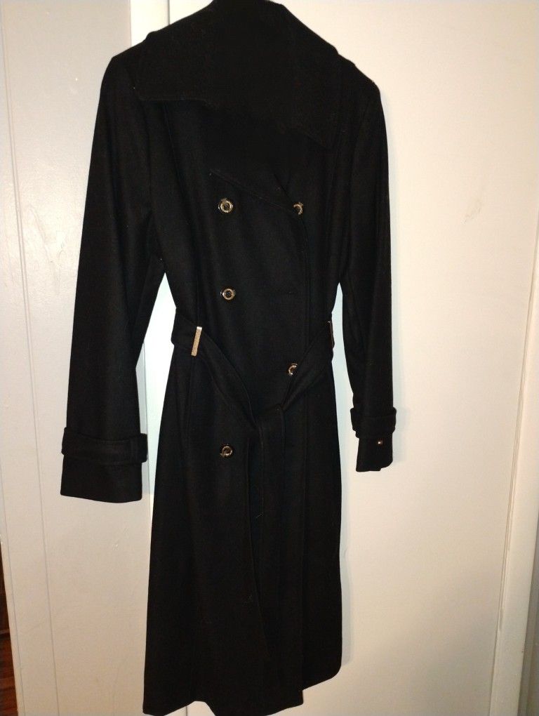 Women's Black Trench Coat