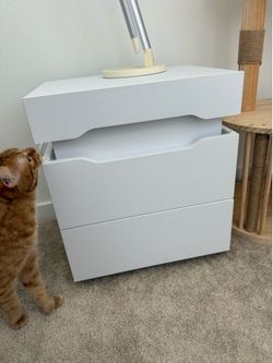 Night stand with LED light