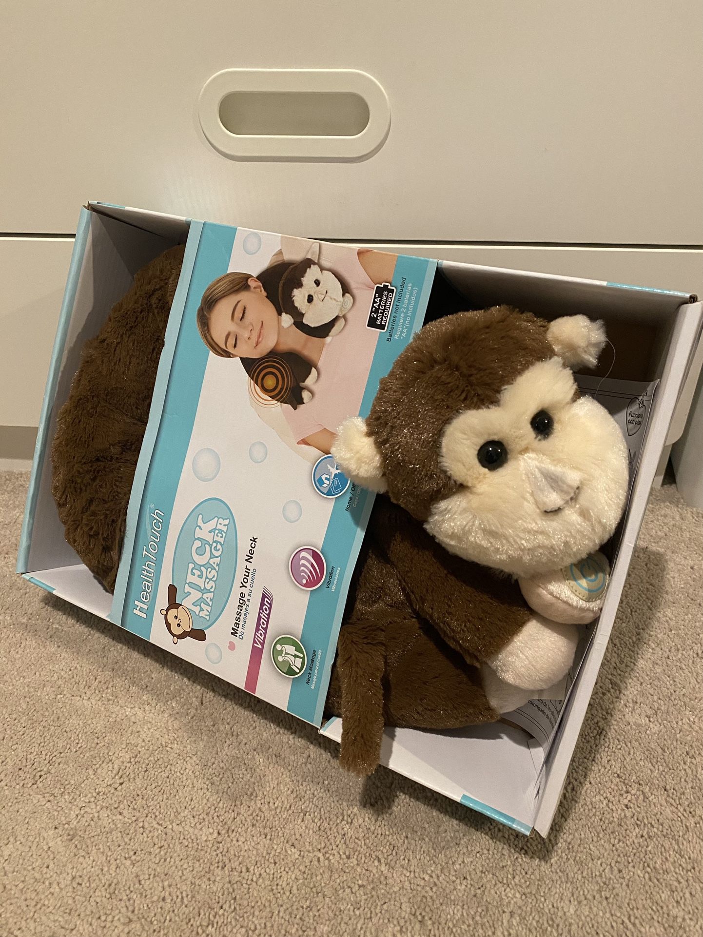 Brand New Plush Electronic Monkey Neck Massager