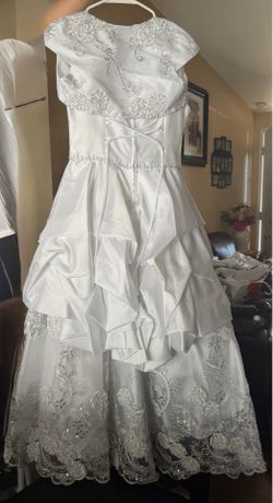 First comunión dress size 8/ Vestido de primera comunión talla 8
