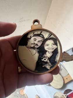 Custom Laser Engrave Xmas Ornaments