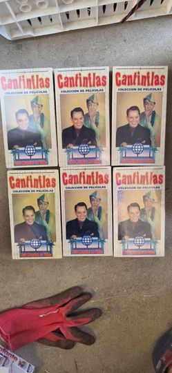 Six vintage Cantinflas Colección de Películas VHS tapes