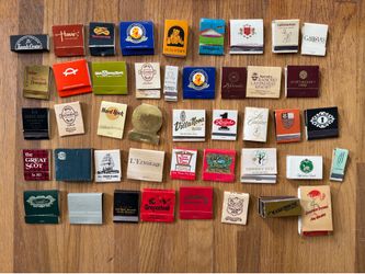 Lot of 80+ Vintage Matchbooks - Disney, Hotels, Famous Restaurants