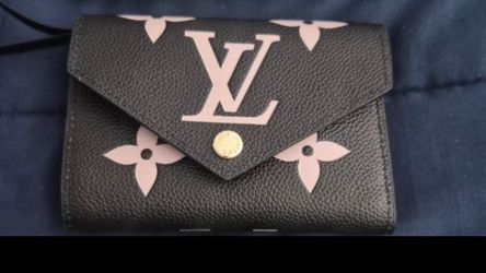 Black and pink wallet