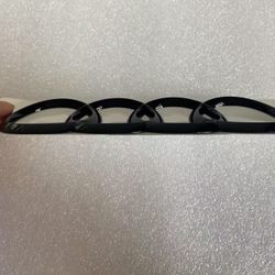 12-18 Audi A7 S7 RS7 Rear Liftgate Trunk Sign Logo Ring Badge Emblem Bright Black