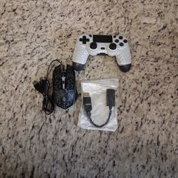 Ps3 Light Up Controller, Mouse,USB Adapter 