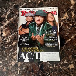 Rolling Stone Magazine AC/DC Cover November 2008