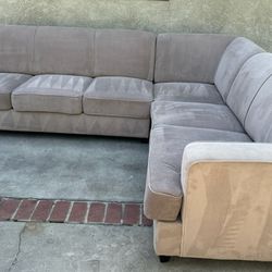 Coaster Sectional Couch Sofa L Shape Sleeper Pull Out Bed 