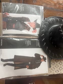 Adult Cowboy Costume Set with Hat
