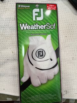 Brand New Footjoy WeatherSof 2 Pack Golf Gloves Sz M/L