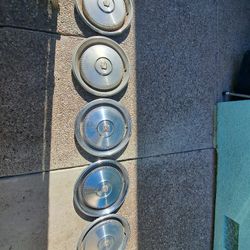 5 15inch Cadillac Hub Caps 