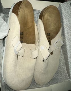 2020 Birkenstock Boston Clogs Stussy Bone