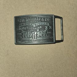  Vintage Levi Strauss And Co Original Belt Buckel 