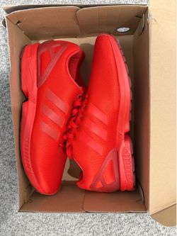 Adidas zx flux red-men’s size 10.5-40
