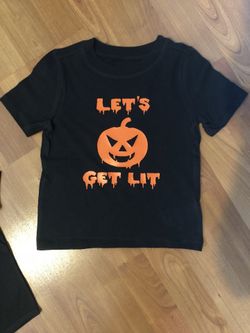 New 2T custom Halloween tee