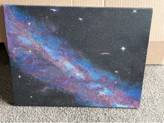 Nebula painting- acrylic