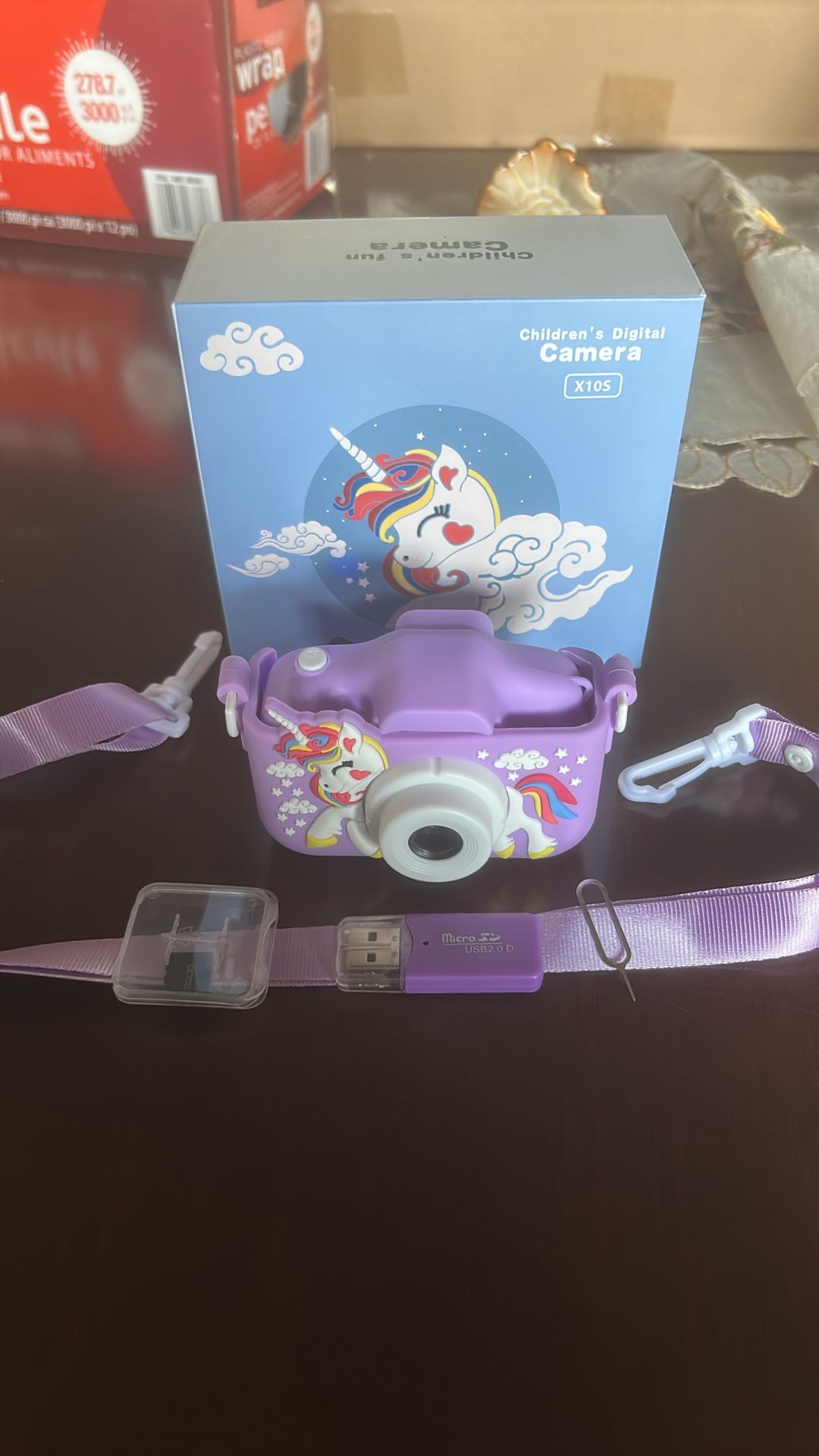 Purple Unicorn Kids Camera