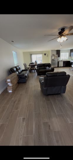 Tile , Showers , Baseboards, Paint , Cabinets , Drywall. 