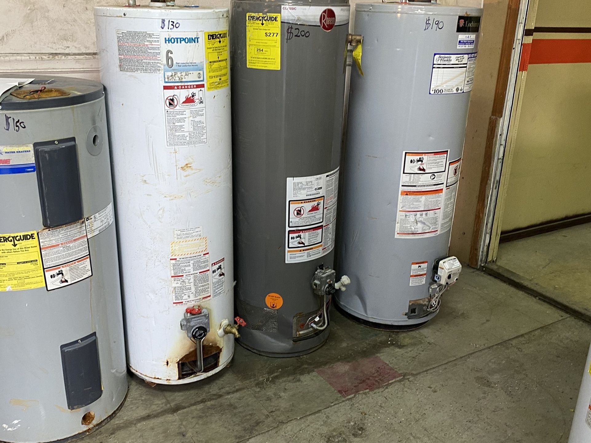 Hot Water Tanks Starting At $140
