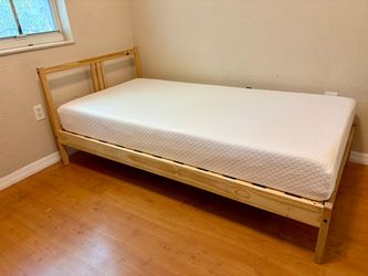 Twin Bed Frame + Mattress