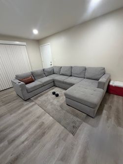 Grey couches