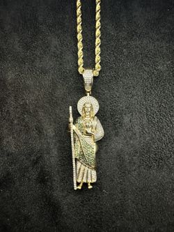 14kt Gold San Judas 