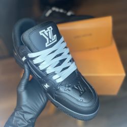 Black LV Trainers Size 8