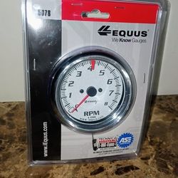 Equus RPM Tachometer Gauge – 0–8,000 RPM