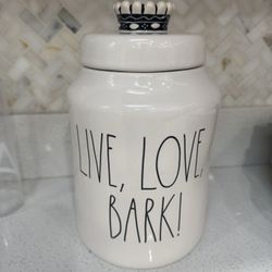 Ceramic Treat Jar Canister 