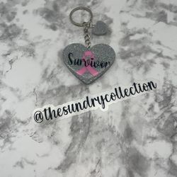 Breast Cáncer Survivor Keychain