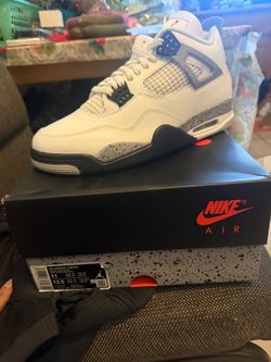 Jordan 4 "white cement "