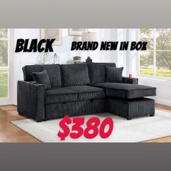 Pullout Sectional In Box / USB Connection 