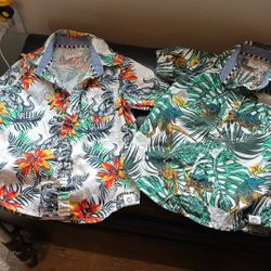 3t Dino 🦕 Hawaiian Button Up Shirts