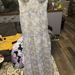 Blue  Sundress Dress