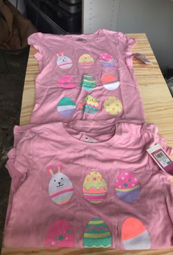 Brand new never worn girls Easter shirts