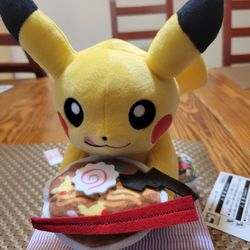 Pokemon World Championships 2023 Yokohama Limited Plush Pikachu Ramen 