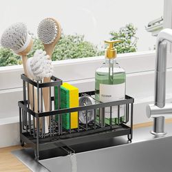 Stainless Steel Kitchen Sink Caddy Organizer Sponge Holder