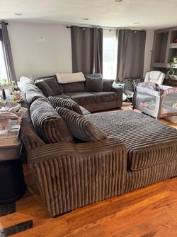 Large Gray Sectional Sofa