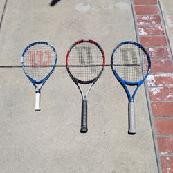 Princeton And Wilson Tennis Rackets Like New