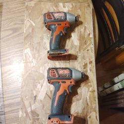 2 Milwaukee Impacts 40bks Each 18v. Tool Only. 