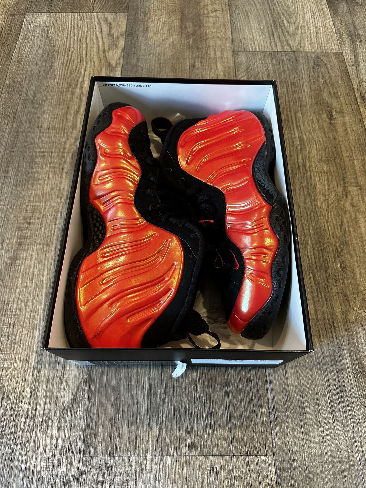 Habanero Red Nike Foamposite