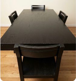 West Elm Terra Dining Set with 4 Chairs