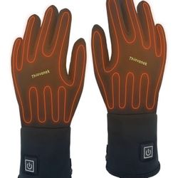 Brand new Rechargeable Heated Gloves Thin Heated Gloves Soft Comfortable Flexible Liners for Men Wom birthday
