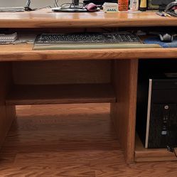 Oak Computer Desk