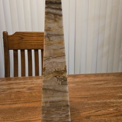 Large Banded Calcite Tower