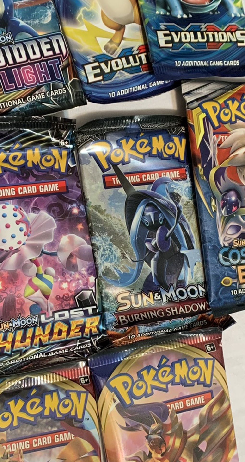 Pokémon Booster Packs,Evolutions,Cosmic Eclipse And More