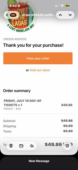 miche fest ticket july 10th friday