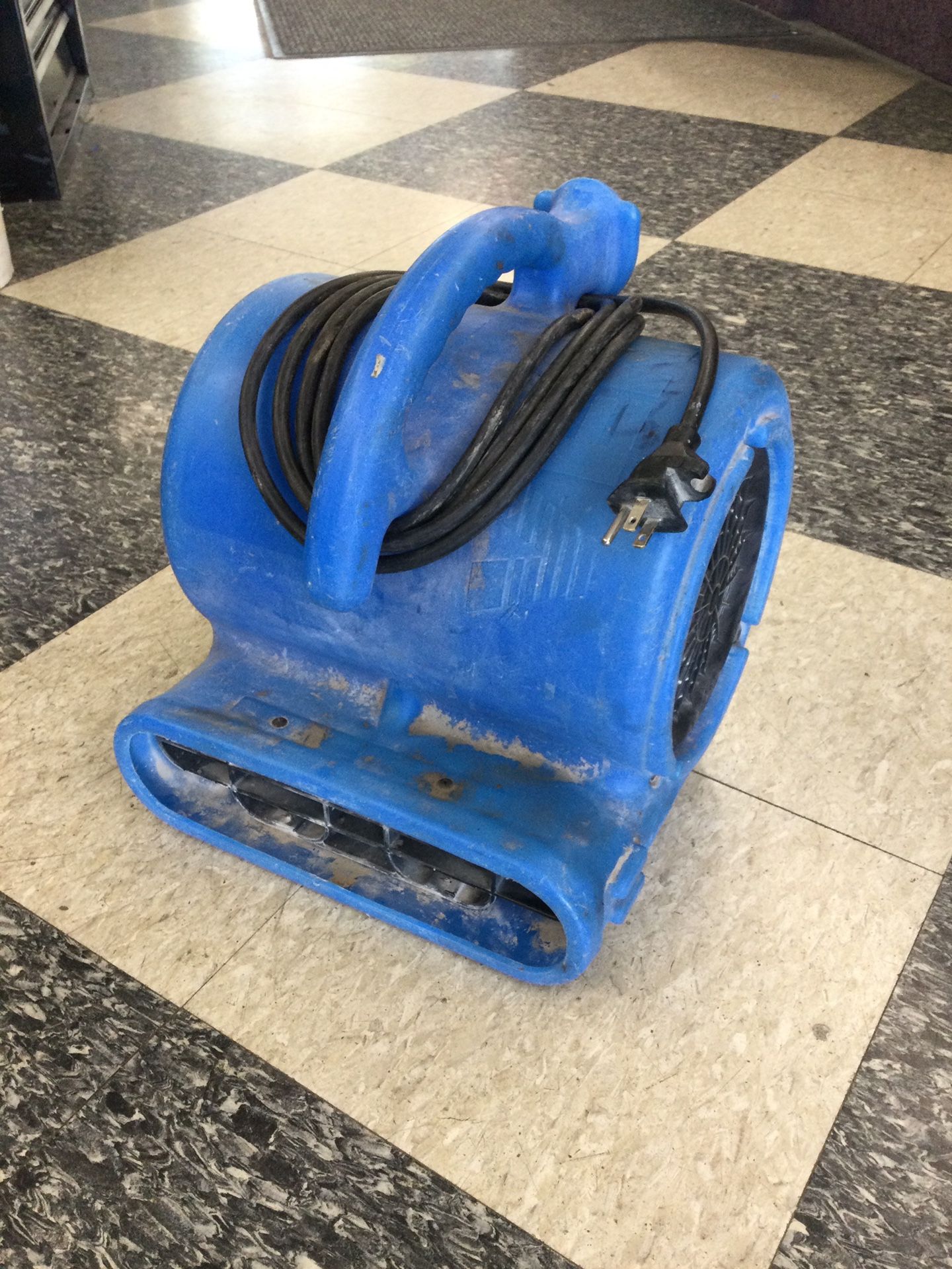 3-SPEED 1/4 HP AIR MOVER BLOWER FLOOR CARPET DRYER FAN PAINT DRYWALL