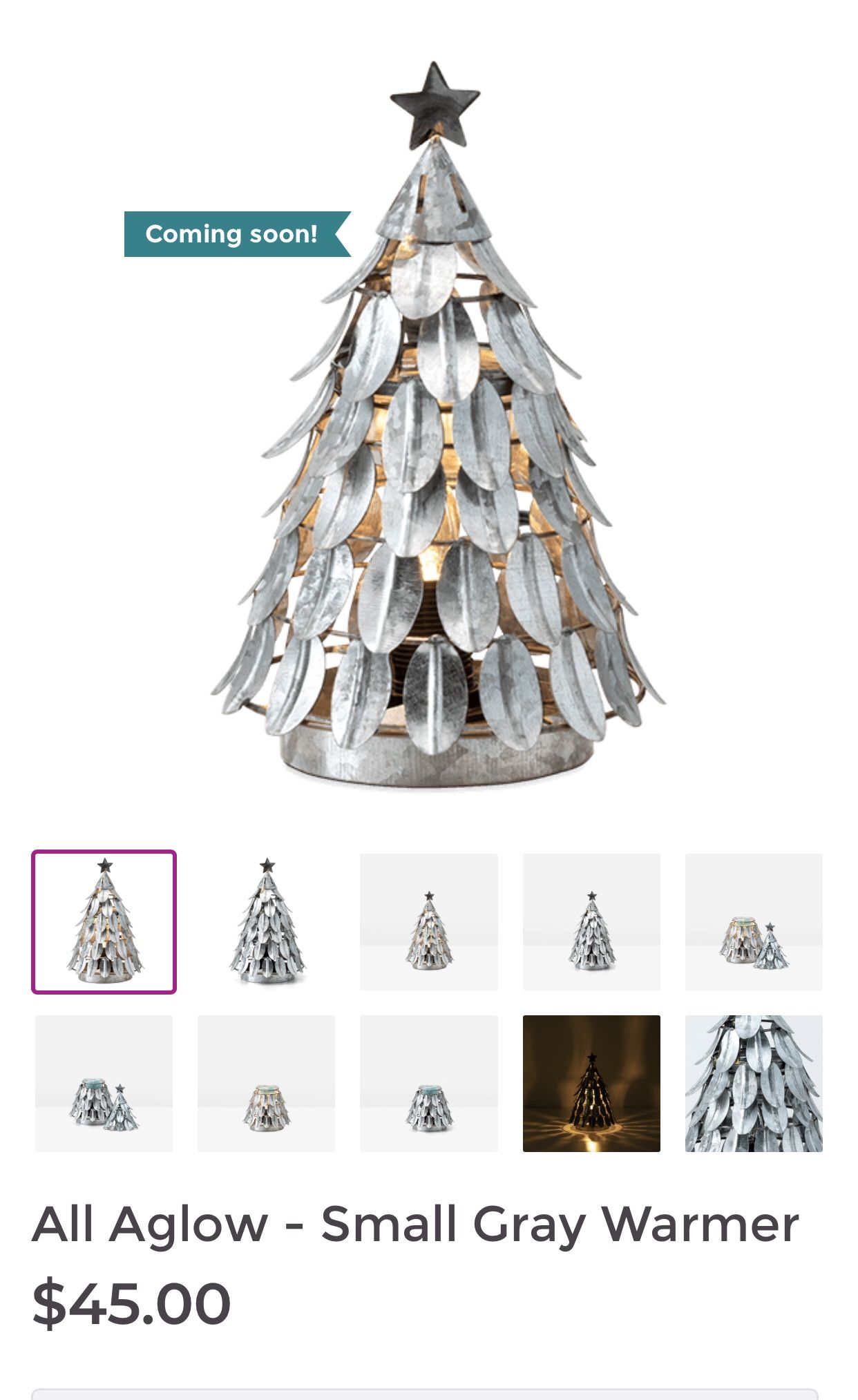 All Aglow Scentsy Warmer